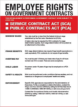 Employee Rights on Government contracts
